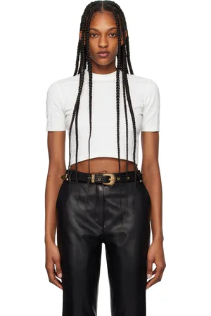 Balmain Off-White Jacquard T-Shirt