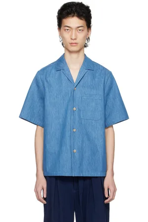King & Tuckfield Blue Pocket Denim Shirt