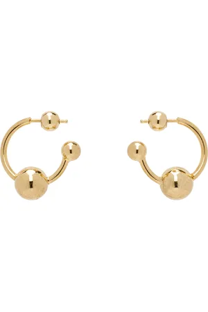 Jean Paul Gaultier Gold Piercing Earrings