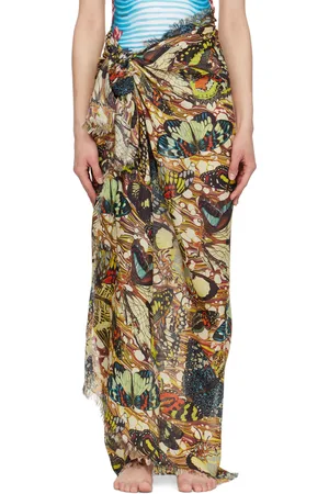 Jean Paul Gaultier Yellow Butterfly Cover Up