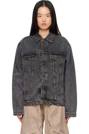 Y / PROJECT Black Wire Denim Jacket