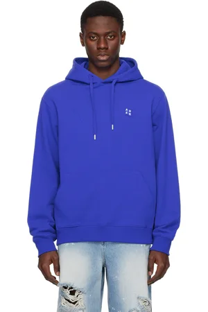 Ader Error Blue Significant TRS Tag Hoodie