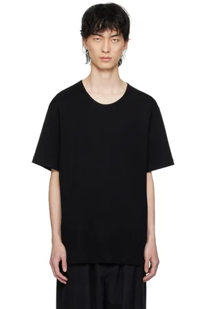 LEMAIRE Black Rib T-Shirt