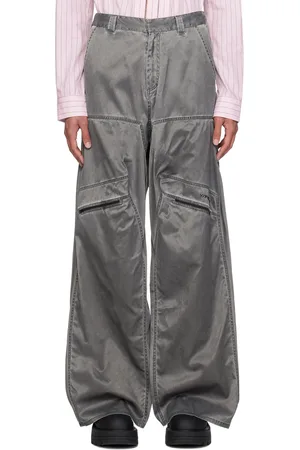 Y / PROJECT Gray Gathered Trousers
