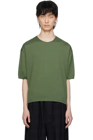 LEMAIRE Green Relaxed T-Shirt