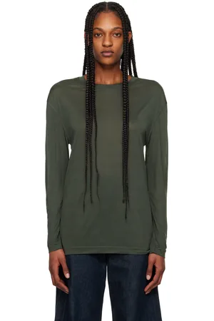 LEMAIRE Gray Soft Long Sleeve T-Shirt