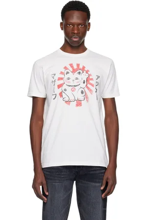 Cout de la Liberte White Freddie Happy Cat T-Shirt