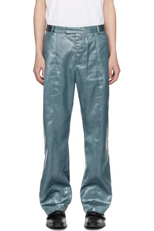 MARTINE ROSE Blue Slim-Fit Trousers