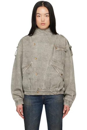Guess Gray Archive Denim Jacket
