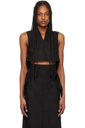 MAME KUROGOUCHI Cording Embroidery Tank Top