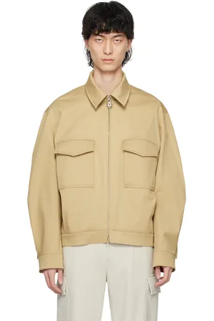 Solid Beige Short Jacket