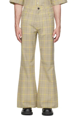 Marni Khaki Check Trousers