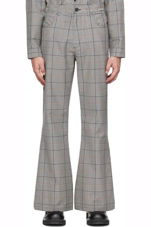 Marni Gray Check Trousers