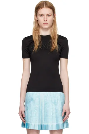 VERSACE Black Crystal T-Shirt