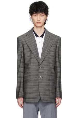 Vivienne Westwood Gray Striped Blazer