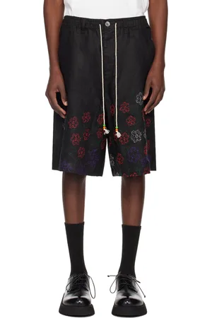 Glass Cypress Embroidered Shorts