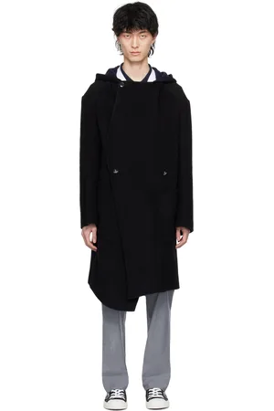 Vivienne Westwood Black & Navy Double-Breasted Reversible Coat