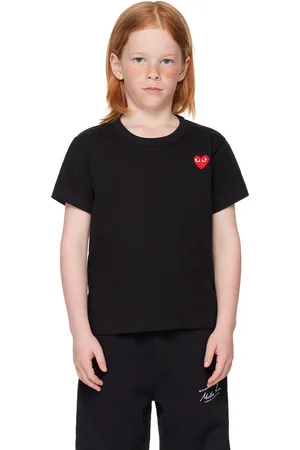 Comme des Garçons Kids Black Emblem T-Shirt