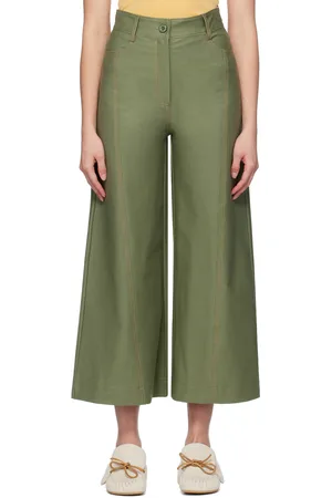 Max Mara Green Foster Trousers