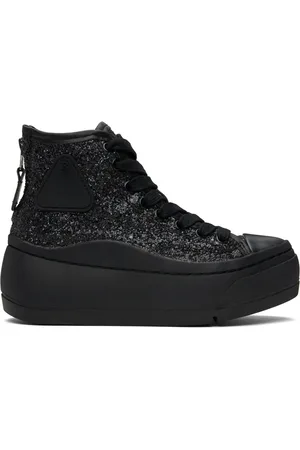 R13 Black Kurt High Top Sneakers