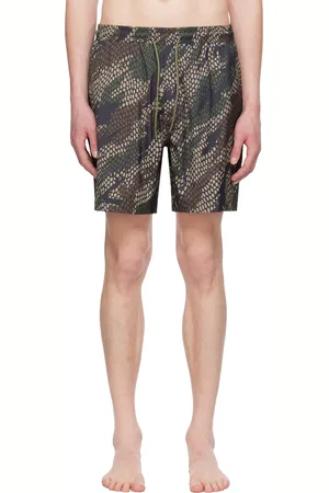 Maharishi Khaki Camo Swim Shorts