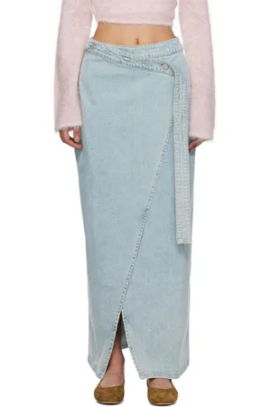 Holzweiler Blue Briela Denim Maxi Skirt
