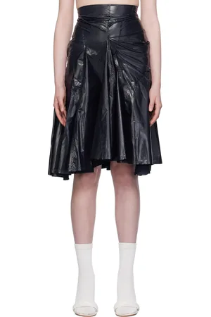 Talia Byre Shiny Midi Skirt