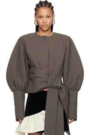 FIDAN NOVRUZOVA Gray Alma Jacket