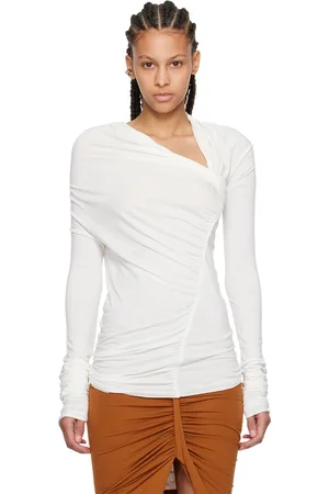 Rick Owens Off-White Elise Long Sleeve T-Shirt