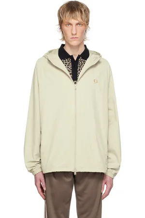 Fred Perry Gray Embroidered Jacket