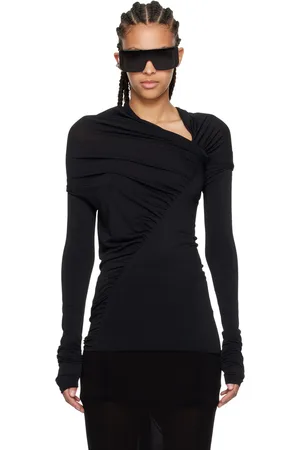 Rick Owens Black Elise Long Sleeve T-Shirt