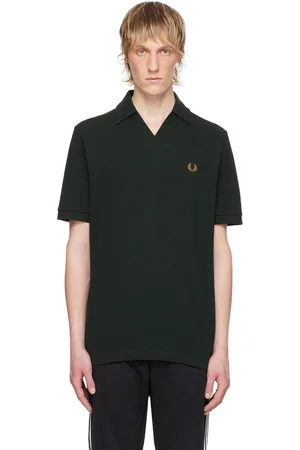 Fred Perry Green Open Placket Polo