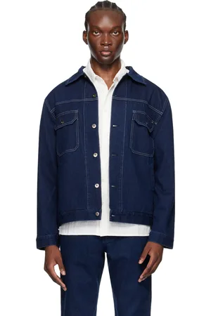 Universal Works Navy Button Denim Jacket