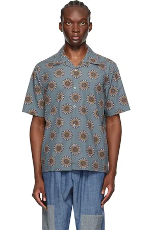 Universal Works Blue Camp Shirt