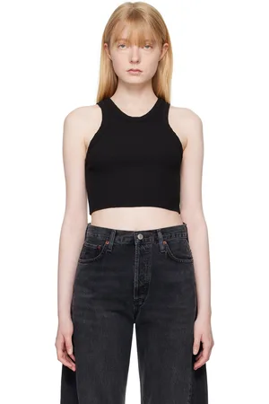 AGOLDE Black Bailey Tank Top