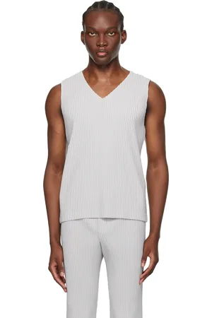 Issey Miyake Gray Basics Tank Top