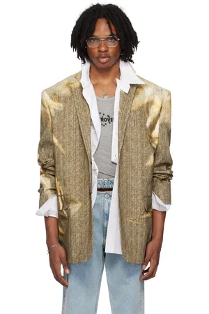 Y / PROJECT Beige Sun Bleached Blazer