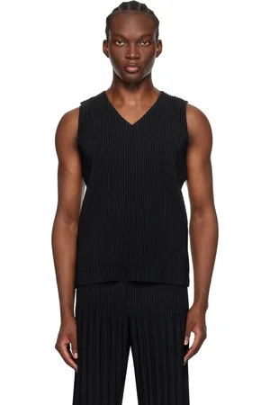 Issey Miyake Black Basics Tank Top