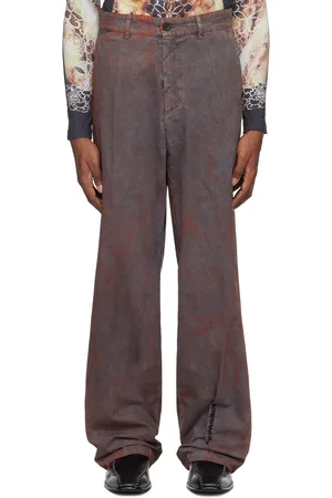 Y / PROJECT Gray Pinched Trousers