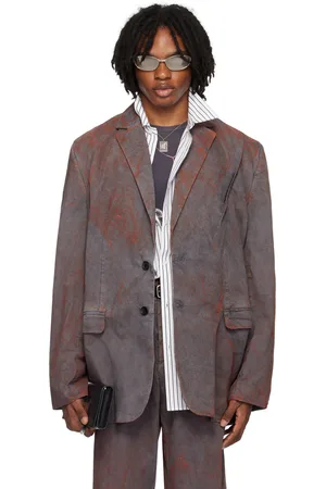 Y / PROJECT Gray Pinched Blazer