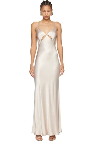 Bec & Bridge Beige Margaux Maxi Dress