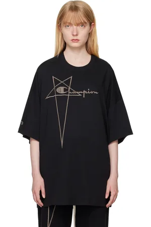 Rick Owens Black Champion Edition Tommy T-Shirt