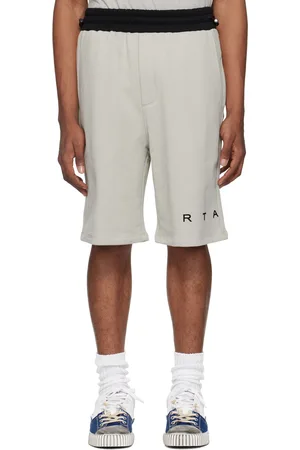 RTA Gray Flocked Shorts