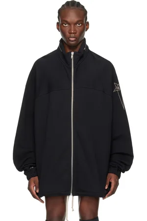 Rick Owens Black Champion Edition Jumbo Hoodie