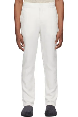 Orlebar Brown White Cornell Trousers