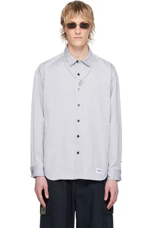 NEIGHBORHOOD Gray Medal & Cross Shirt