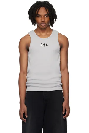 RTA Gray Flocked Tank Top