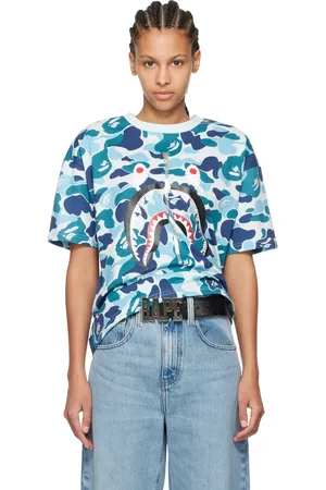 BAPE ABC Camo Crystal Stone Shark T-Shirt