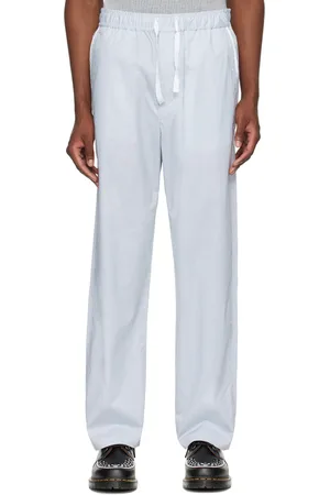 RAG&BONE Blue & White Bradford Trousers