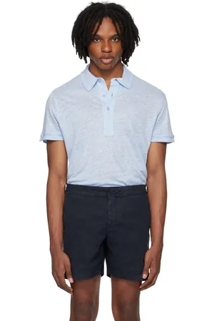 Orlebar Brown Blue Sebastian Polo